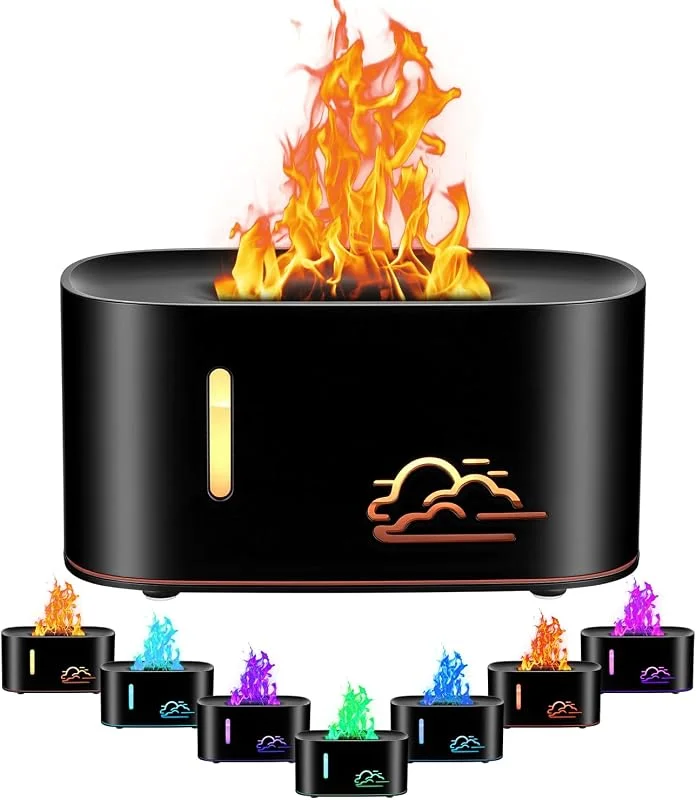 Aroma Diffuser Ätherische Raumdiffusor Wasserlose Abschaltautomatik 160 ml — Luftbefeuchter