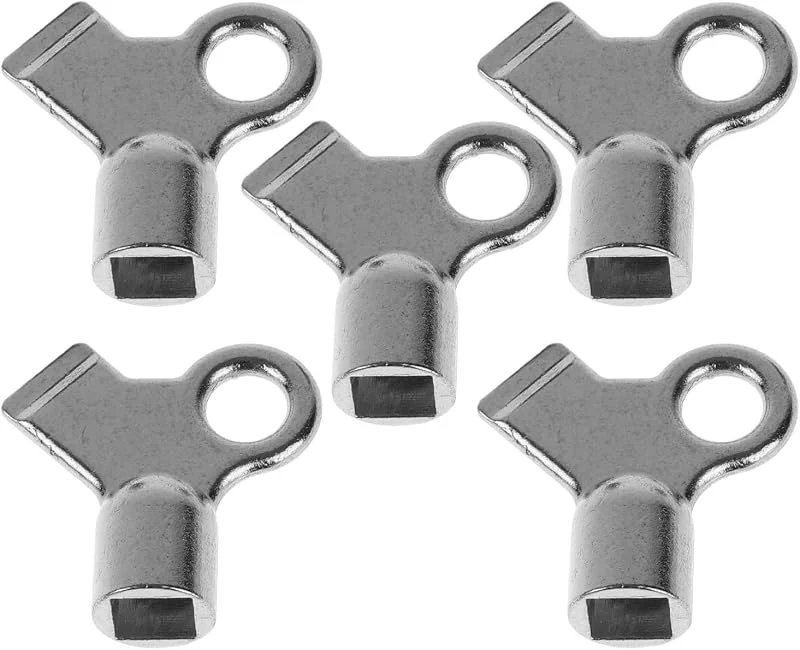 5 Stück Heizkörper Entlüftungsschlüssel für 5mm Ventile — Heizung Warmepumpe