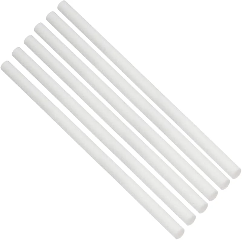 Cryfokt 10mm Baumwoll-Luftbefeuchter-Dochte, Ersatzstäbe (6PCS)