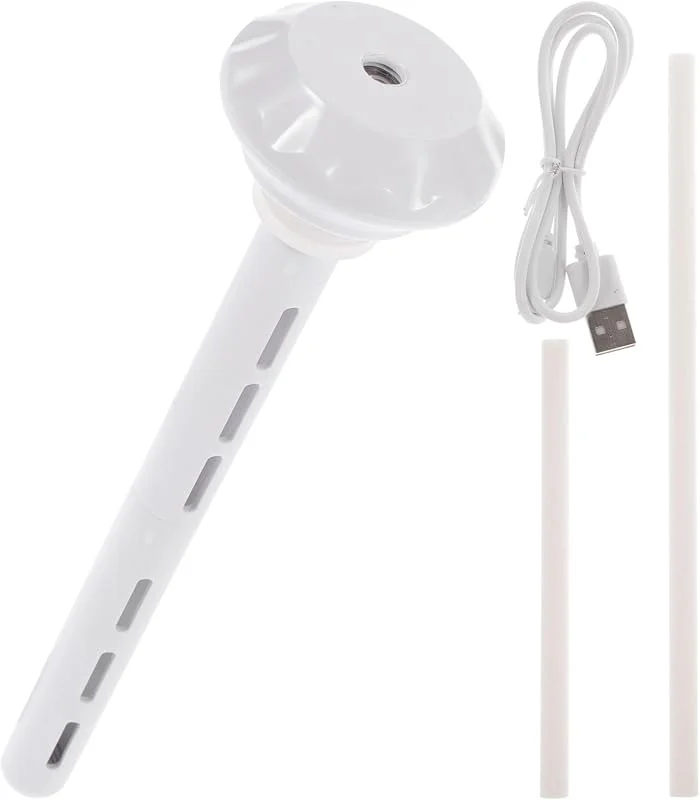 Luftbefeuchterstab aus Kunststoff Weiß USB für Büro und Zuhause