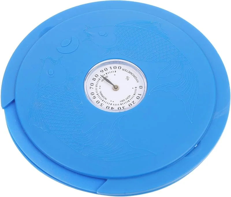 Akustikgitarren Blau mit Hygrometer Luftbefeuchter für Folk Gitarren