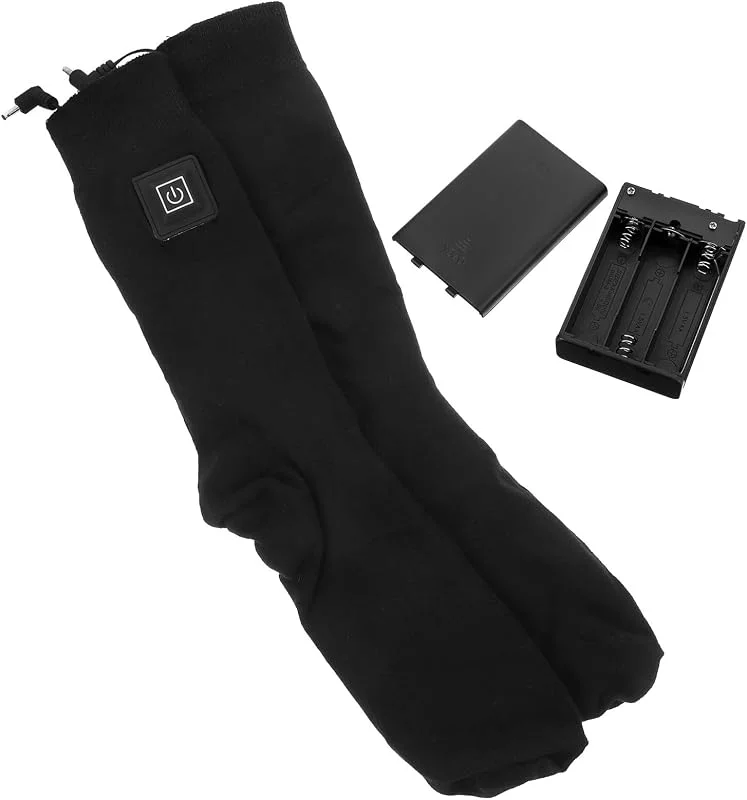 Beheizbare Wintersocken aus Baumwolle, Zweilagig, Winter Feier — Heizkleidung