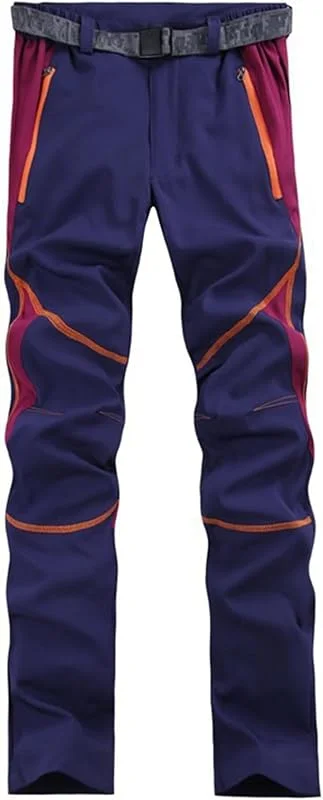 FUPODD Arbeitshose Damen Slim-Fit Arbeitshosen Frauen Mit Reißverschlusstaschen Hosen Outdoor Wanderhose Winddicht Funktionshose Winterhose Warm Softshellhose Cargohose Mit Gummizug Trekkinghose — Heizkleidung