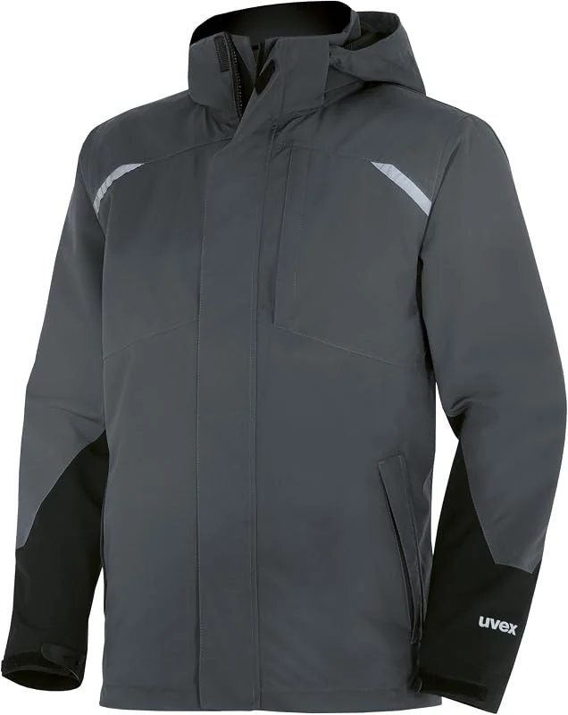 Uvex suXXeed Craft 3in1 Wetterjacke - Herren Arbeitsjacke mit Reflexdetails - wasserabweisend & atmungsaktiv — Heizkleidung