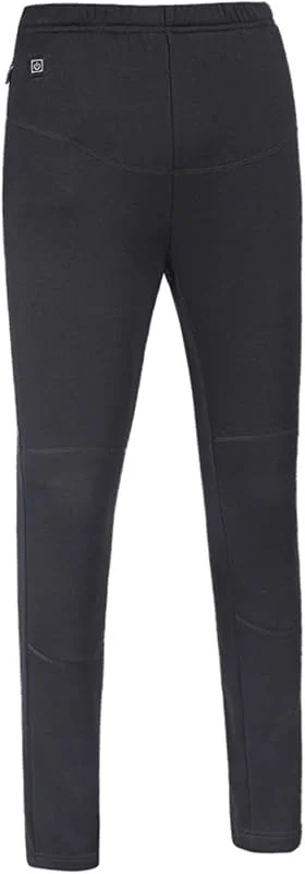 Thermische Damen-Freizeithose ultraweiches Langmodell mit Reißverschlusstasche warme Slim-Fit-Winterhose beheizbare USB-Leggings für kalte Tage — Heizkleidung