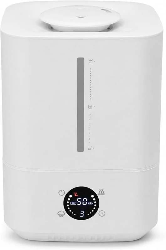 Luftbefeuchter 6L Warm-Kalt Ultraschall Cool Mist 280 ml, h Leise
