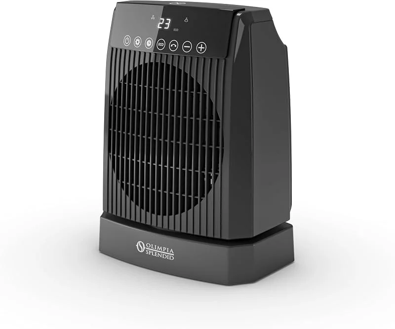 Olimpia Splendid Caldo Soul – Heizlüfter mit bis zu 2000W Leistung, IP21-Schutz, Kippschutz & Touchscreen-Display — Heizung Warmepumpe