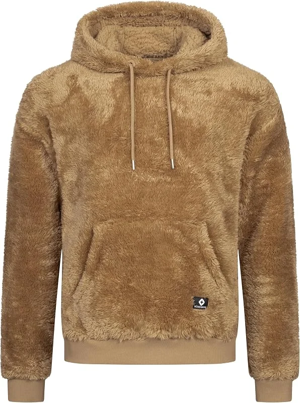 Höhenhorn Bärg Hoodie Teddyfleece Herren Kapuzen Pullover Hoody Sweatshirt — Heizkleidung