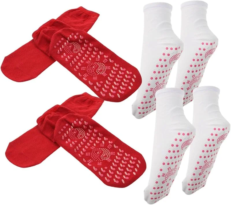 Abaodam Beheizbare Herrensocken Winter Mittelrohr 4 Paar Baumwolle — Heizkleidung