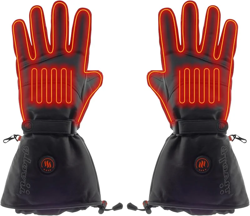 Akku Beheizte Thermoaktive Universalhandschuhe mit Wasserdichtem Bezug — Heizkleidung
