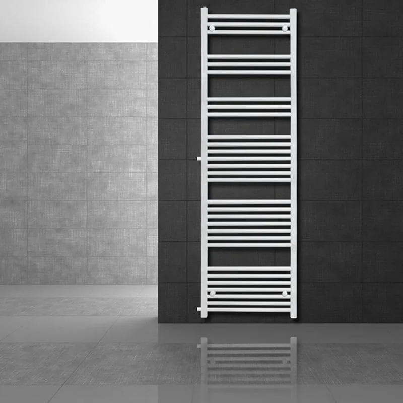ECD Germany Renovierungsheizkörper Austausch - 500 x 1800 mm - Weiß - gerade mit Seitenanschluss 900mm - Badheizkörper Heizkörper Handtuchwärmer Handtuchtrockner Designheizkörper — Heizung Warmepumpe