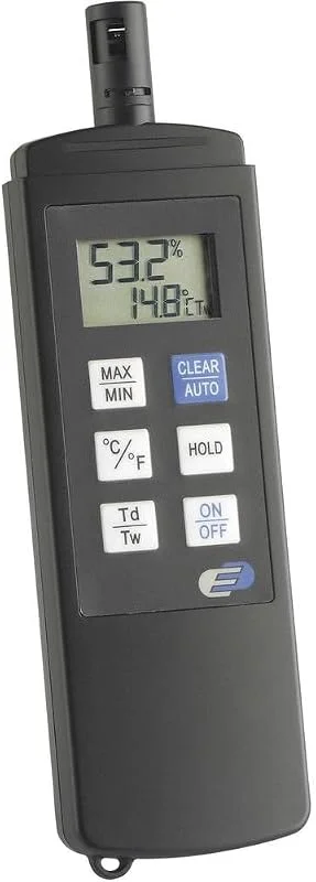 TFA Dostmann 31.1028 Dewpoint Pro digitales Profi-Thermo-Hygrometer, Temperatur- und Luftfeuchtigkeitskontrolle, ideal für professionelle Raumklimamessungen, L 50 x B 20 (50) x H 173 mm — Luftbefeuchter
