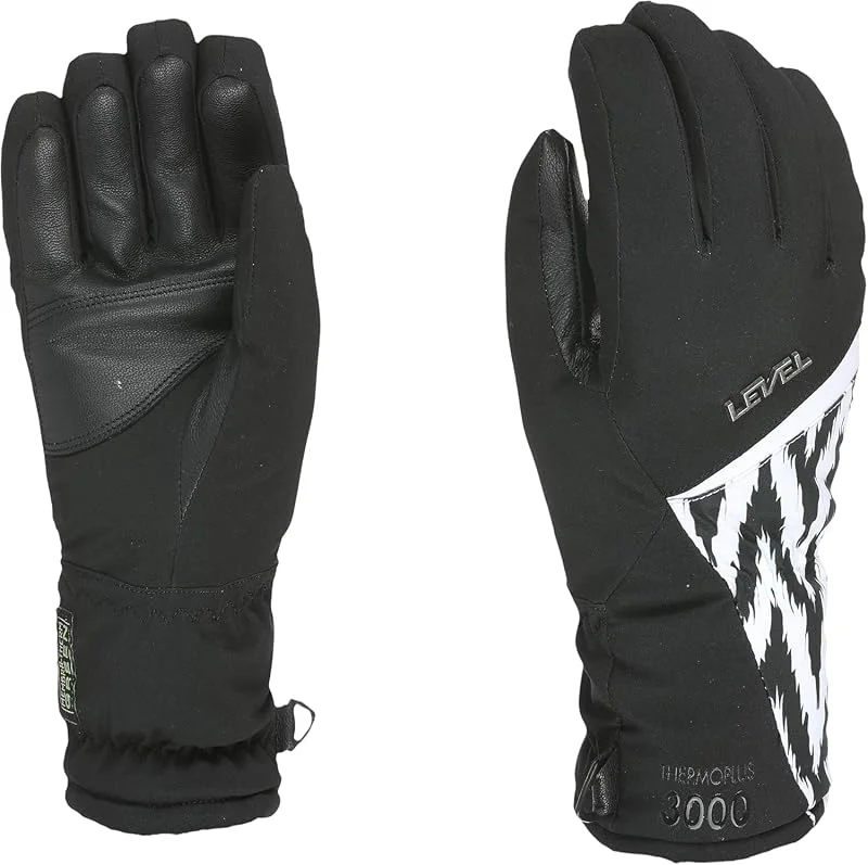 Level Alpine W - Skihandschuhe Damen, Winterhandschuhe Damen Wasserdicht mit Pelzmanschetten, Atmungsaktiv Thermohandschuhe, Schneeschuhbekleidung Frauen für Snowboard und Skifahren - 1 Paar — Heizkleidung