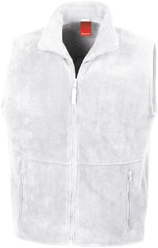 Result - Unisex Aktive Fleece Körperwärmer Gilet Weste - XXL, 48-50, Weiß — Heizkleidung