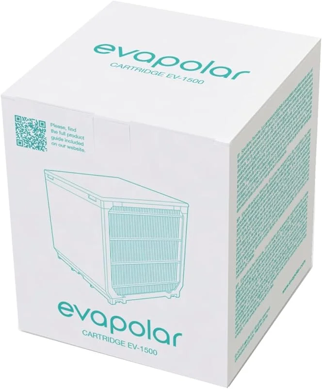Evapolar Ersatz-Verdunstungskartusche für evaLIGHT Plus Personal Luftkühler + Luftbefeuchter, Schwarz — Küche & Haushalt
