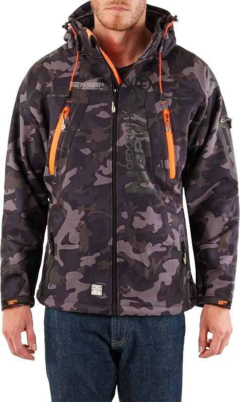 Geographical Norway Tangata Herren Softshell Funktions Outdoor red — Heizkleidung