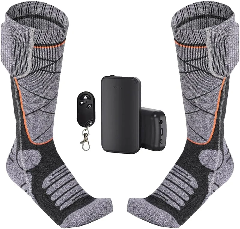 Elektrische Socken, Temperaturkontrolle mit 3 Stufen, Fußwärmer — Heizkleidung