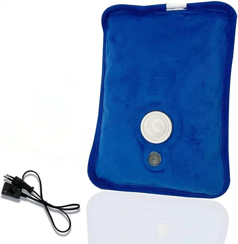 Elektrische Wärmflasche BL600, wiederaufladbares Heizkissen, 27 x 18 x 4 cm, weicher Samt, schnelle Erwärmung 75 °C, Linderung von Menstruationsbeschwerden und Muskelschmerzen, tragbar und sicher — Heizung Warmepumpe