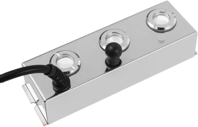 Yanmis Ultraschall-Nebelgerät mit 3 Köpfen, IP67 Wasserdicht, Ultraschall-Nebelgerät, 4, 5 L Pro Stunde, Ultraschall-Luftbefeuchter mit 3 Meter Kabel, für Teich, Gewächshaus