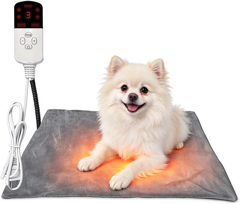 Haustier Heizkissen 45x45cm, Wärmebett Für Hunde Katzen — Heizung Warmepumpe