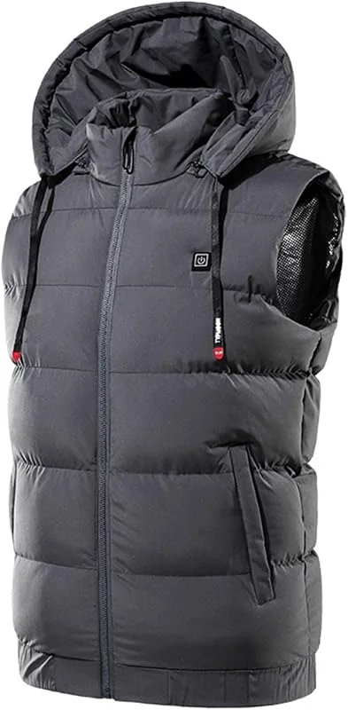 Cocila Daunenjacke Damen Wintermantel Steppmantel Warm Outdoorjacke 9-Zonen-Heizweste Für Mit Kapuzenkragen, Waschbare Jacke, Heizmantel, Heizung, 3 Beheizte Ebenen, Mantel Winterjacke — Heizkleidung