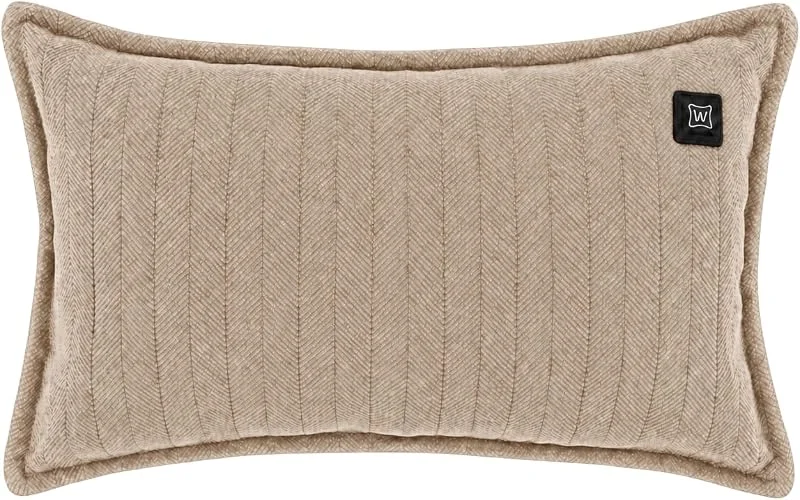 Kabellos Infrarot-Heizkissen, Wärmekissen mit Powerbank – Chenille 30x50 cm – Flexibel einsetzbar & mit integriertem 3m Kabel verwendbar (Beige) — Heizung Warmepumpe