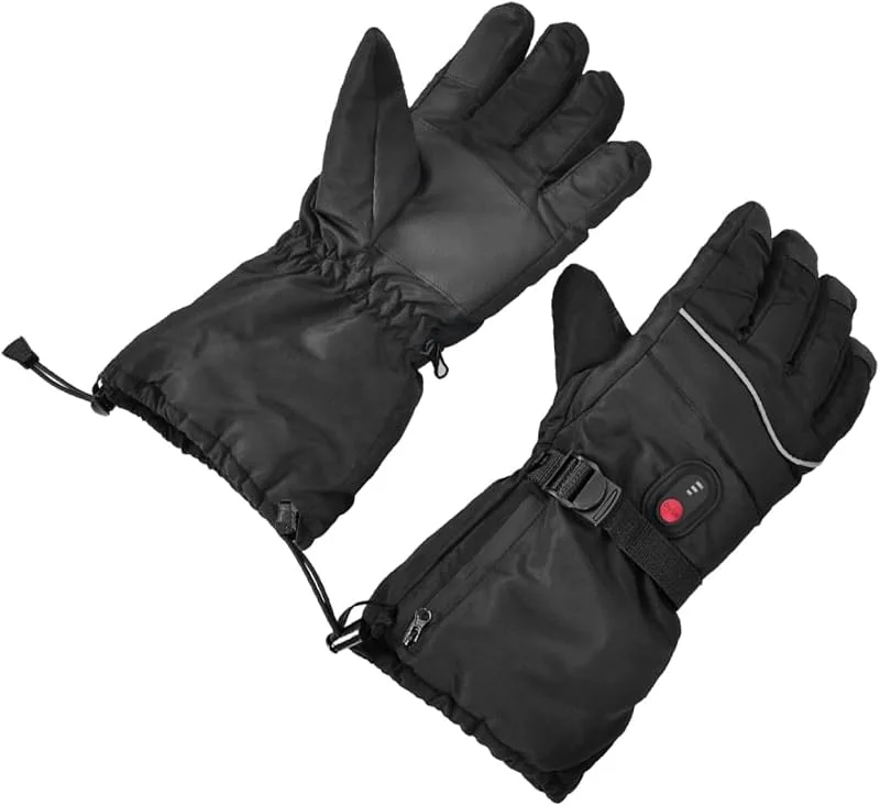 Healvian Elektrisch Beheizbare Handschuhe Wiederaufladbar für Skifahren Warme Winterhandschuhe mit Flexiblen Fingern Robust für Outdoor-aktivitäten — Heizkleidung