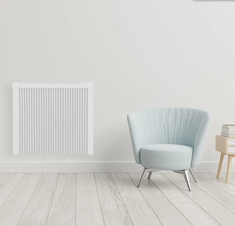 anapont Premium Elektroheizung mit Schamottekern - Elektroheizkörper mit Speicherstein Schamotte - mit Thermostat - energiesparend - Made in Germany (Ana-el, 1300 Watt 630h x 680b) — Heizung Warmepumpe