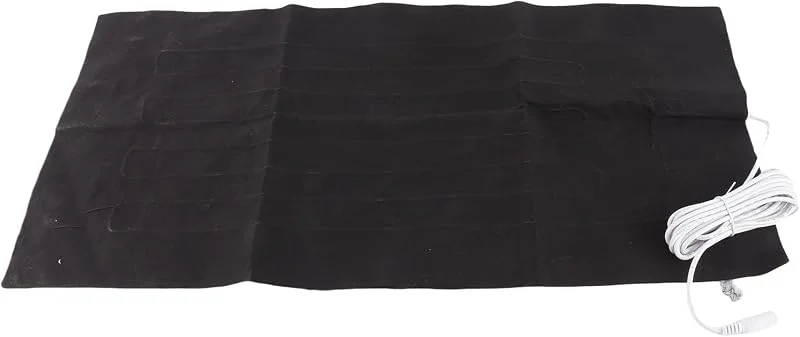 12-V-Heizkissen, Polyester-Wärmekissen 60 x 30 cm, 23, 6 x 11, 8 Zoll Elektrisches Wärmekissen 5521-Buchse, beheizte Rückenmatte für Schulter, Nacken, Knie — Heizkleidung