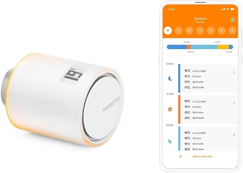Netatmo Smartes Heizkörperthermostat - NAV-FR — Heizung Warmepumpe