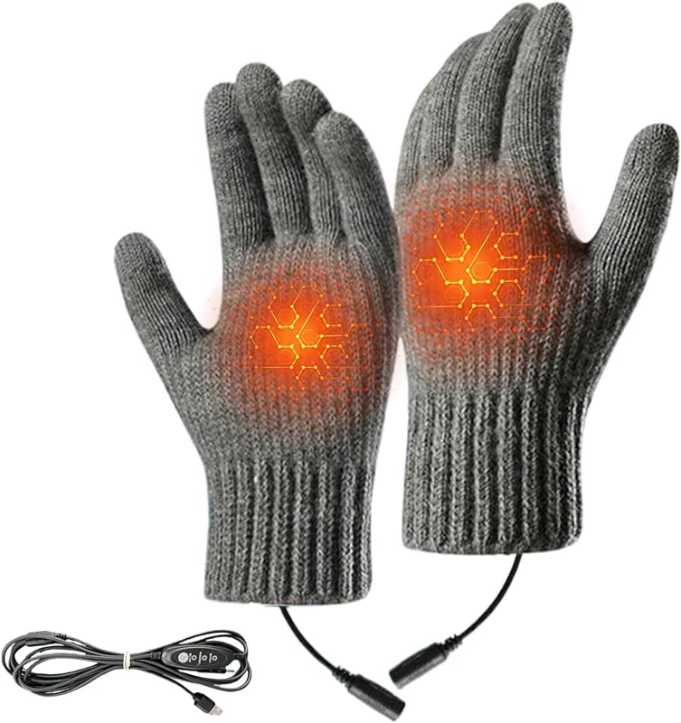 Beheizte Handschuhe für Motorradfahrer, beheizte Handschuhe, USB, 3 Stufen — Heizkleidung