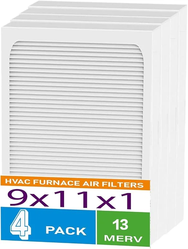 MERV 13 Ersatz-Luftentfeuchterfilter, kompatibel mit Santa Fe Compact70, Ultra70, Element, Compact2, UA 65H Luftentfeuchter-Modellen, 9 x 11 x 1 Luftentfeuchter-Filter (4) — Luftbefeuchter