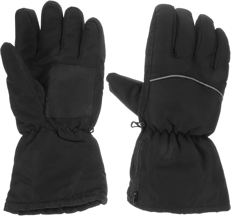 OUNONA Beheizbare Skihandschuhe mit 2 Batteriefächern für Damen und Herren — Heizkleidung