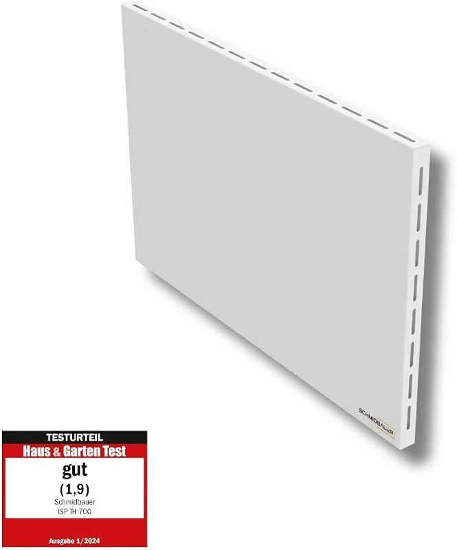 SCHMIDBAUER® Infrarotheizung Hybrid 300 Watt - integr. Thermostat, Standfuß - Infrarottechnik mit Raumluft-Konvektion - Elektroheizung - Direktheizung — Heizung Warmepumpe