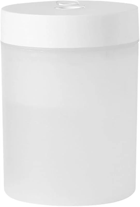 Luftbefeuchter, 200 ml, USB, tragbar, für Mini-Luftbefeuchter mit Schallwellentechnologie, leiser Nebeldiffusor unter 36 dB, buntes LED-Licht für Schlafzimmer, Büro, Schreibtisch (C)