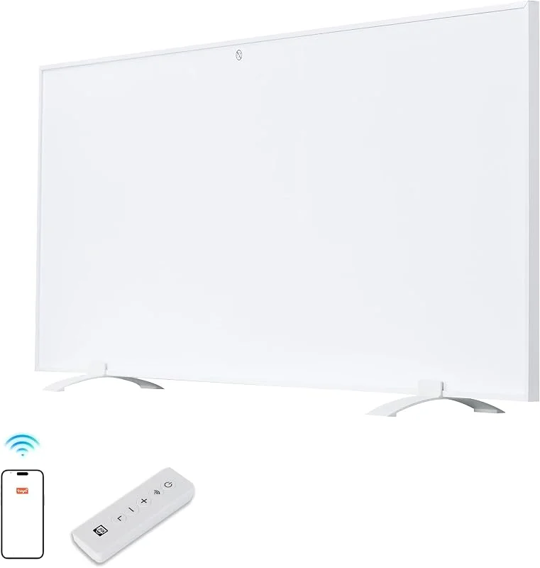 SHX Infrarot-Heizpaneel mit WiFi 700W SHXA700-WiFi – 700 Watt, 7-14m², Wandmontage, WiFi, Fernbedienung, weiß — Heizung Warmepumpe