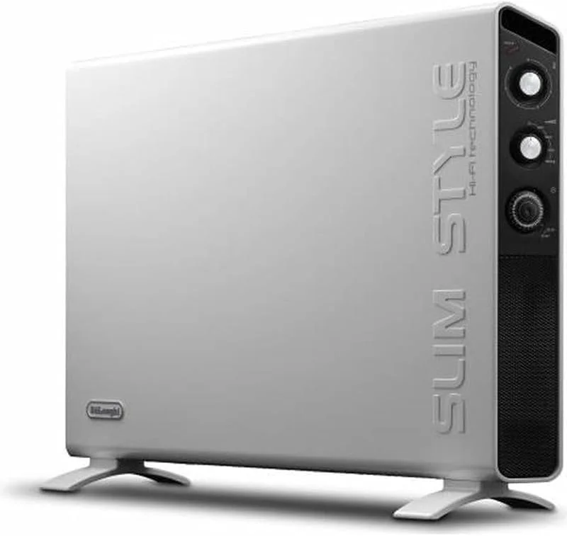 De'Longhi Slim Style HCX 3220 FTS – Schlanker Heizlüfter mit 2000 W Heizleistung, Frostschutzfunktion und Transportoptionen — Heizung Warmepumpe