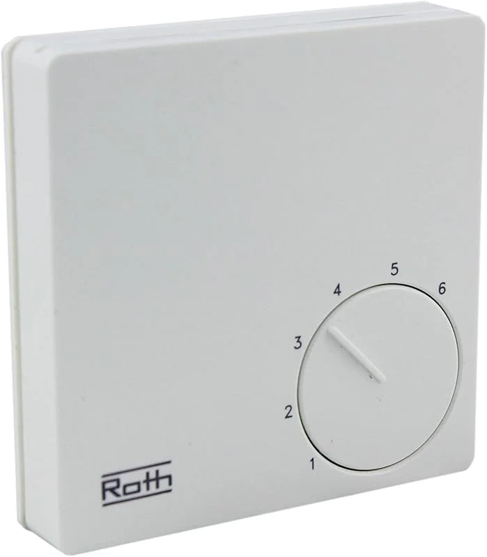 Roth Basicline H, C 24V, Raumthermostat, Raumregler, 1135007407 — Heizung Warmepumpe