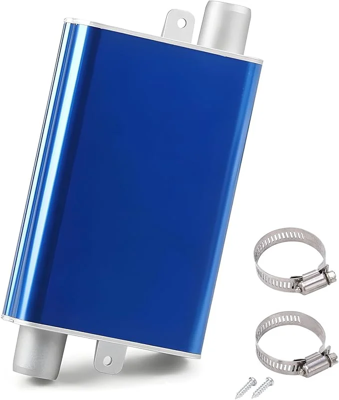 Parkheizung Schalldämpfer Set, 24mm Standheizung Auspuff Schalldämpfer, Schalldämpfer Standheizung, Auspuff Schalldämpfer Kit für Diesel Heizung, für Diesel Luft StandheizungStandheizung — Heizung Warmepumpe