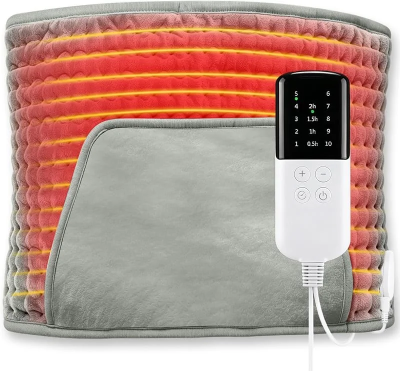 Heizkissen Rücken und Bauch mit Handwärmer-Tasche, Elektrischer Wärmegürtel — Heizkleidung