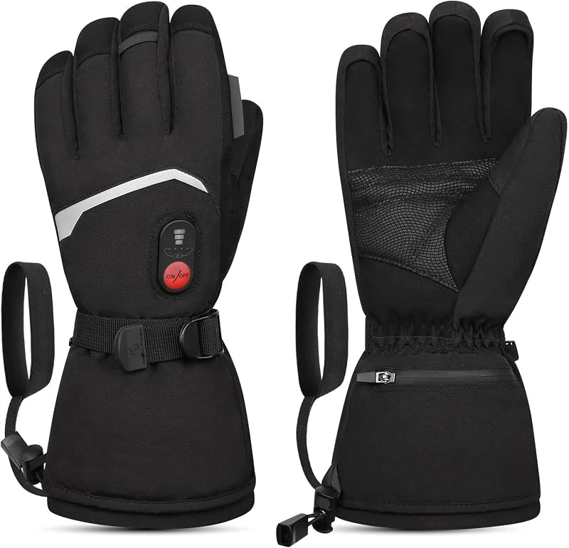 day wolf Beheizbare Handschuhe für Damen Herren 10-Stunden-Batterie Handwärmer Wasserdicht PD-Schnellladung Heizhandschuhe für Skifahren Snowboarden Outdoor-Winteraktivitäten — Heizkleidung