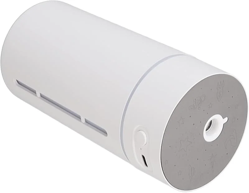 Schreibtisch-Luftbefeuchter, Mini-Luftbefeuchter mit Projektor-Nachtlicht, Tragbarer Kühler Nebel, Automatische Abschaltung, USB-Desktop-, 250 Ml, für Auto, Schreibtisch, Schlafzimmer, Büro