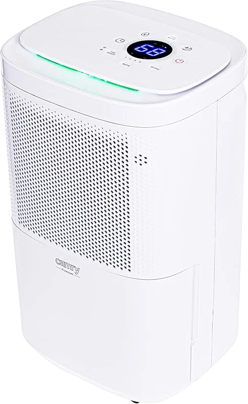 CAMRY CR 7851 Luftentfeuchter mit LCD-Anzeige, 10L, Kompressorlufttrockner mit 4 Modi, Raumentfeuchter mit Feuchtigkeitskontrollleuchte, 24h-Timer — Luftbefeuchter