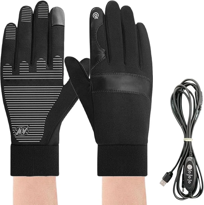 Beheizte Winterhandschuhe Rutschfeste, Touchscreen-taugliche Handwärmer mit — Heizkleidung
