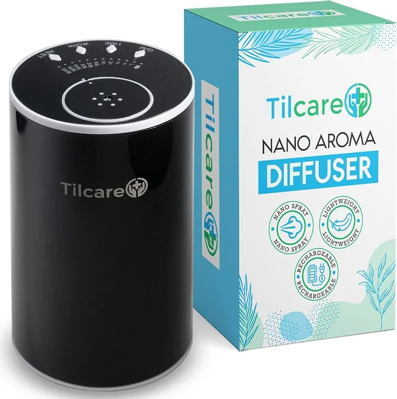 Wasserloser Nano Diffusor für ätherische Öle - kabellos, Aromatherapie — Luftbefeuchter