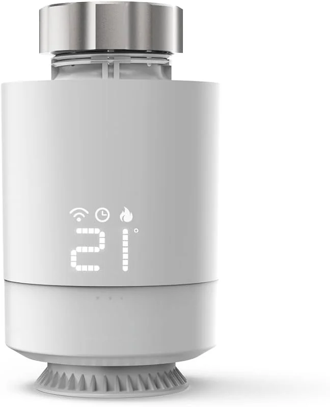 Hama Smartes Heizkörperthermostat (Erweiterung für Heizungssteuerung WLAN, Smart Home Heizungsregler für alle Ventile, programmierbarer Heizungsthermostat, individuell heizen per App, Energie sparen) — Heizung Warmepumpe